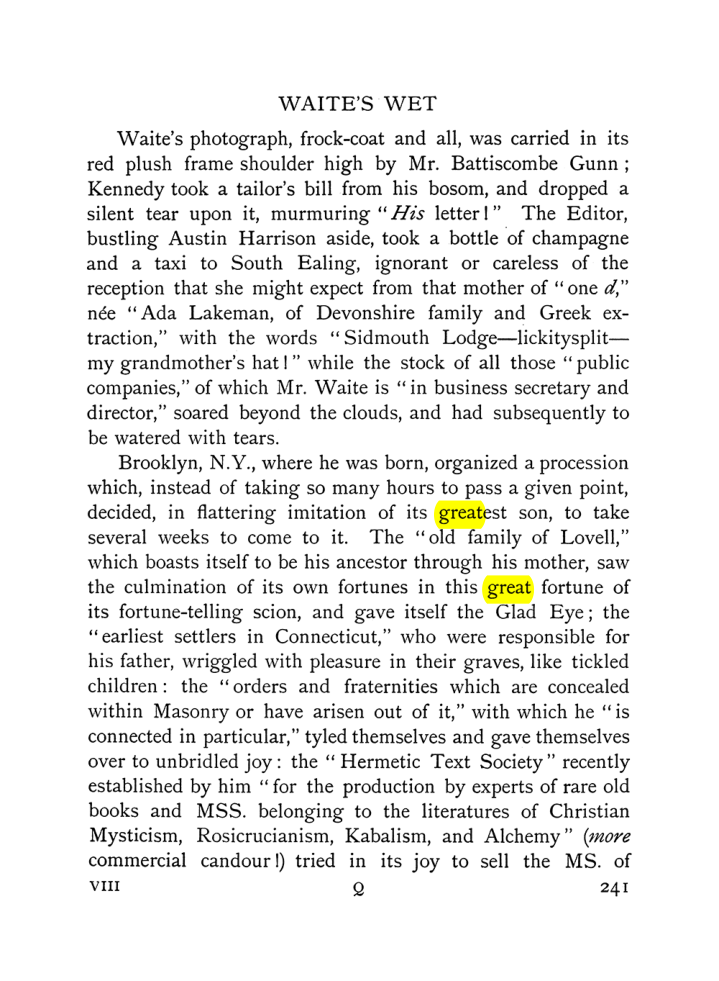 Original scan of The Equinox (Volume I, Number VIII), PDF page 283