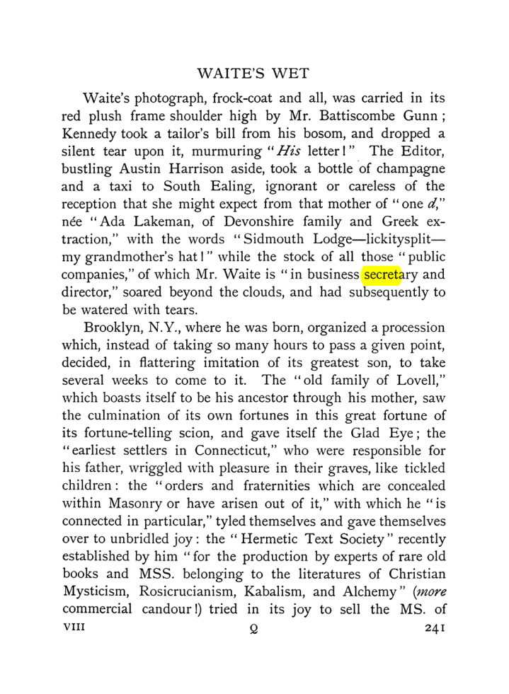 Original scan of The Equinox (Volume I, Number VIII), PDF page 283