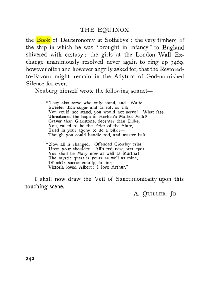 Original scan of The Equinox (Volume I, Number VIII), PDF page 284