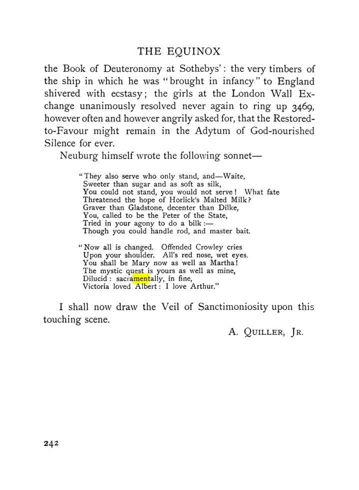 Original scan of The Equinox (Volume I, Number VIII), PDF page 284