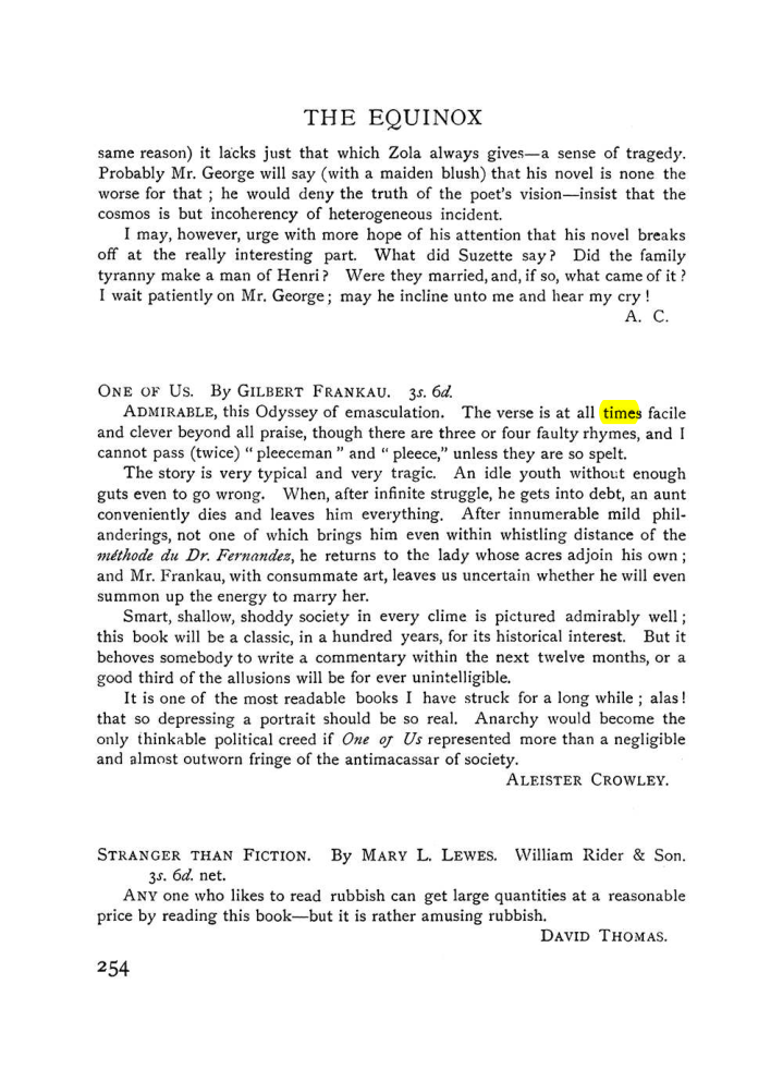 Original scan of The Equinox (Volume I, Number VIII), PDF page 296