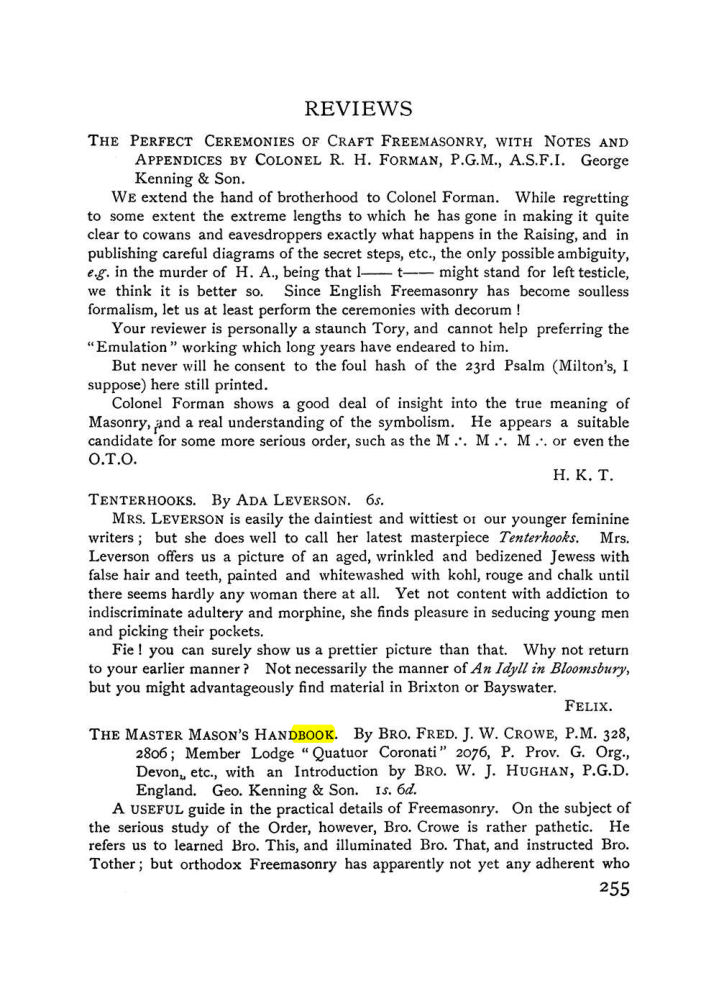 Original scan of The Equinox (Volume I, Number VIII), PDF page 297
