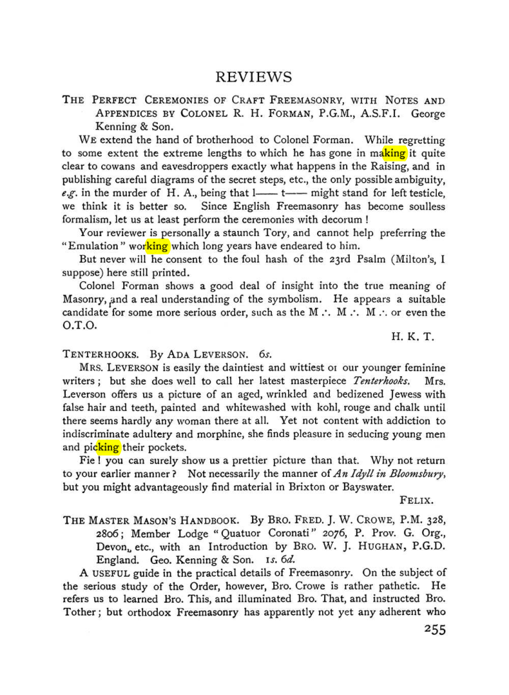 Original scan of The Equinox (Volume I, Number VIII), PDF page 297
