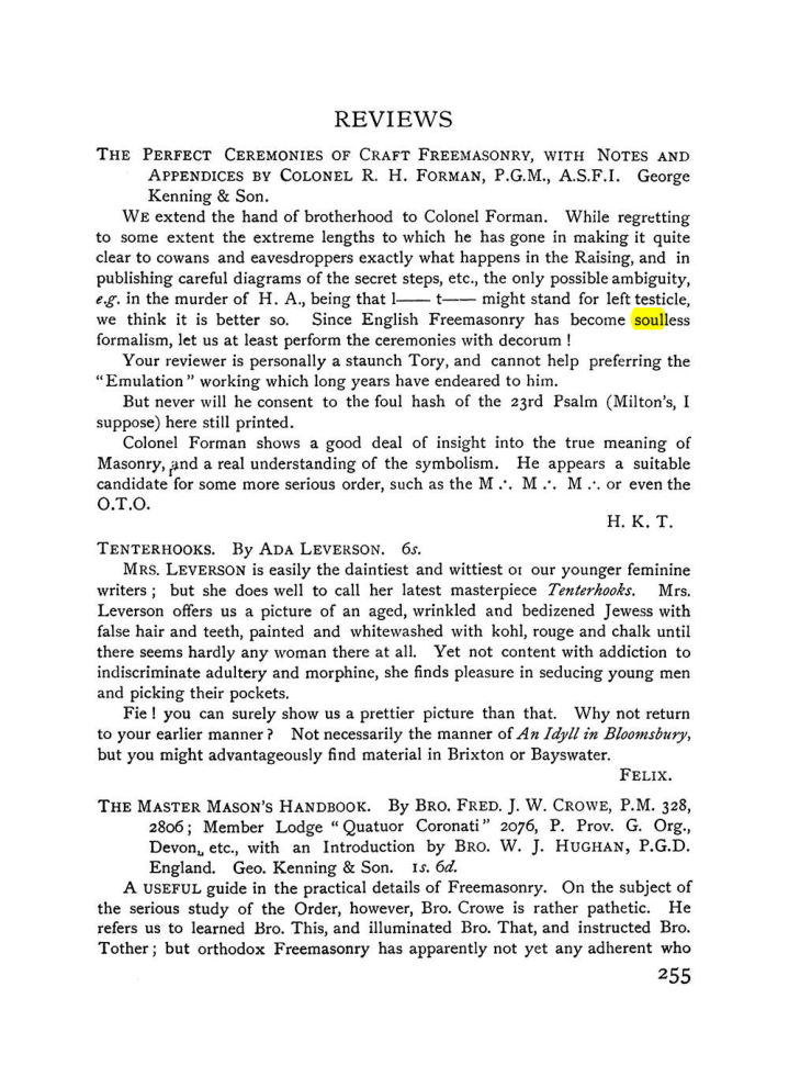 Original scan of The Equinox (Volume I, Number VIII), PDF page 297