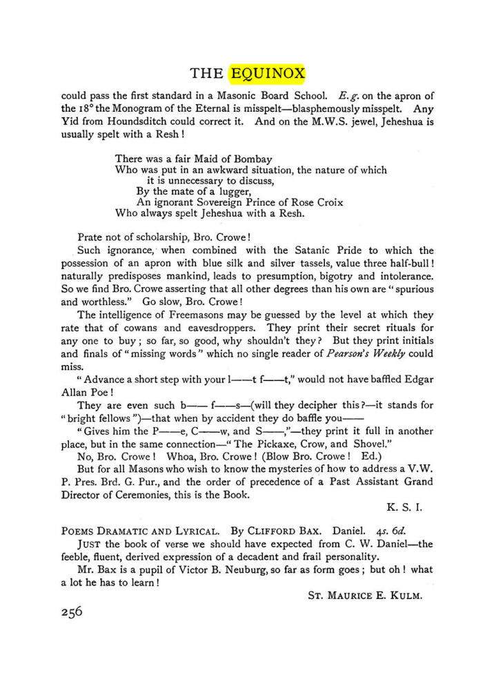 Original scan of The Equinox (Volume I, Number VIII), PDF page 298
