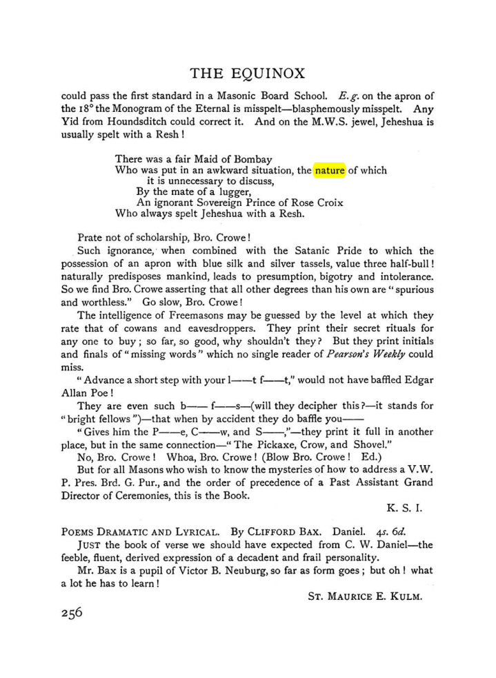 Original scan of The Equinox (Volume I, Number VIII), PDF page 298
