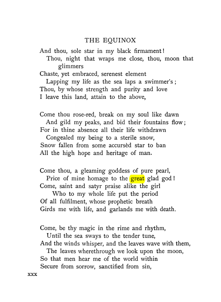 Original scan of The Equinox (Volume I, Number VIII), PDF page 30