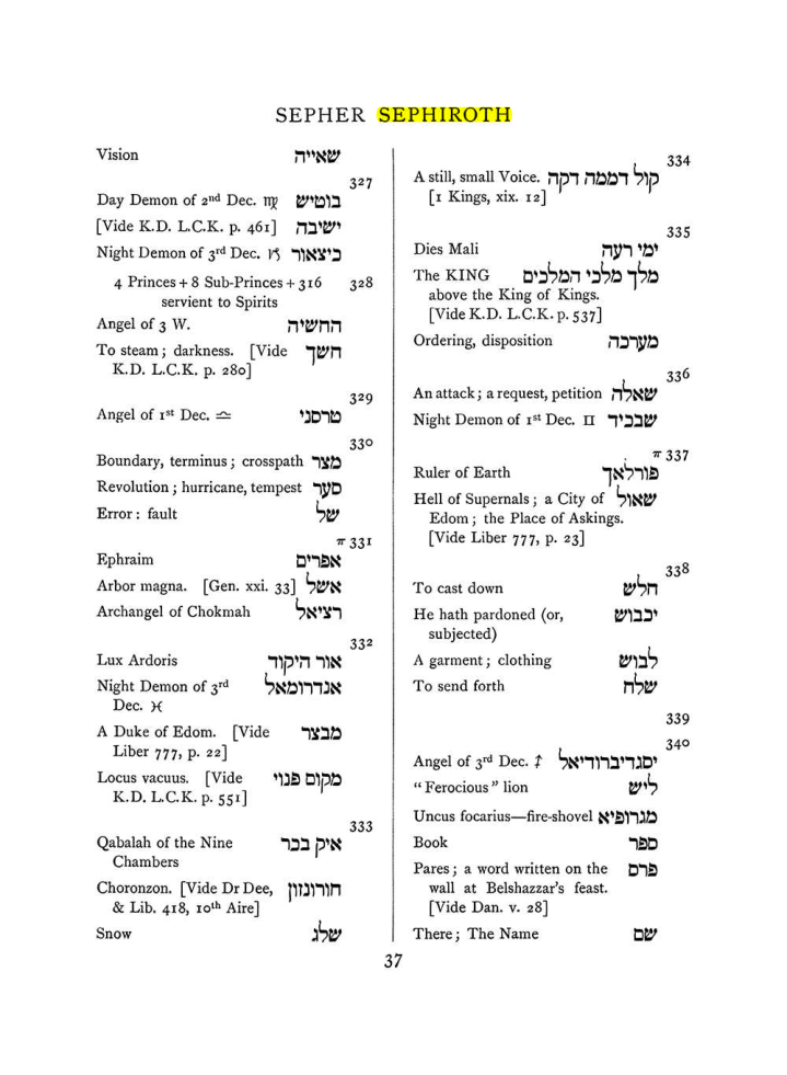 Original scan of The Equinox (Volume I, Number VIII), PDF page 353