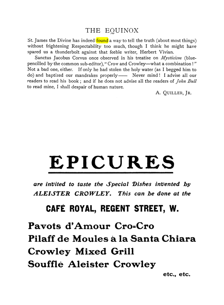 Original scan of The Equinox (Volume I, Number VIII), PDF page 418