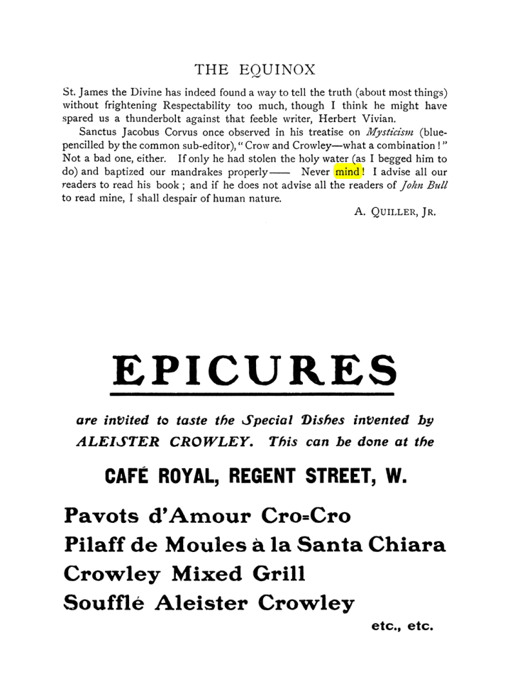 Original scan of The Equinox (Volume I, Number VIII), PDF page 418
