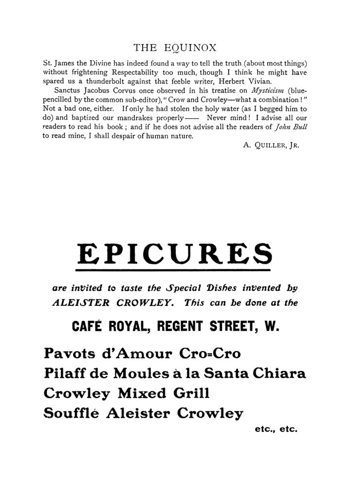 Original scan of The Equinox (Volume I, Number VIII), PDF page 418