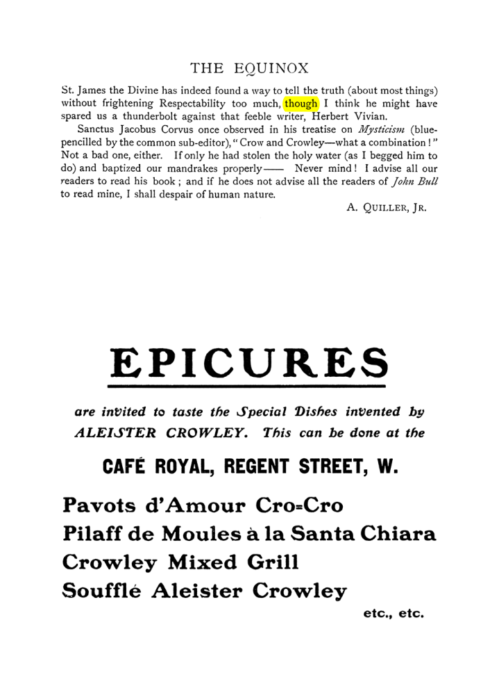Original scan of The Equinox (Volume I, Number VIII), PDF page 418