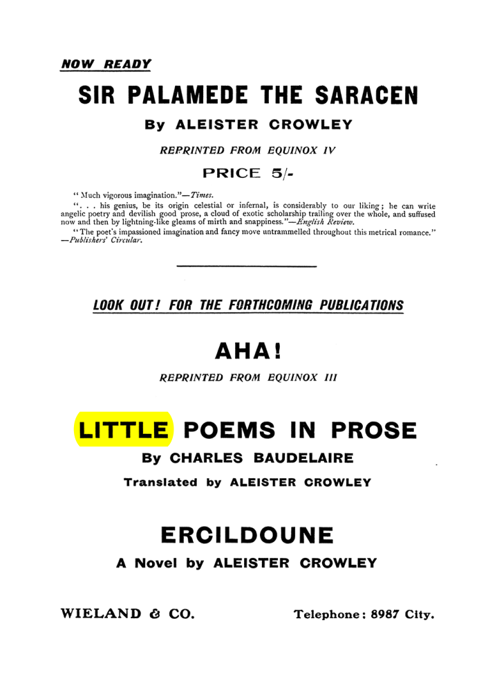 Original scan of The Equinox (Volume I, Number VIII), PDF page 419
