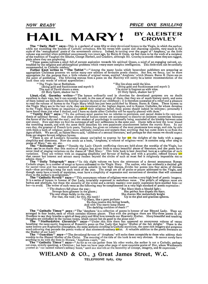 Original scan of The Equinox (Volume I, Number VIII), PDF page 422
