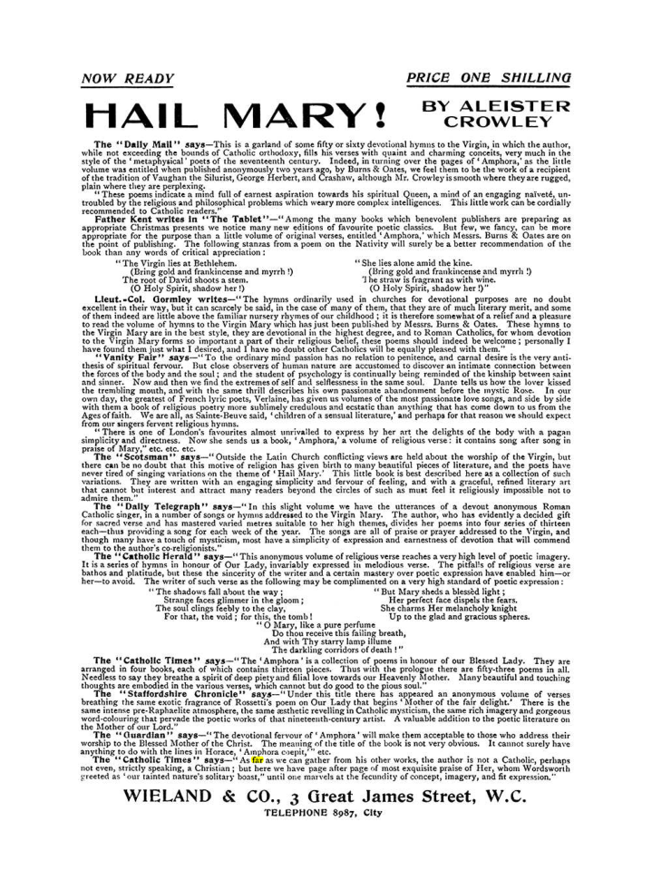 Original scan of The Equinox (Volume I, Number VIII), PDF page 422