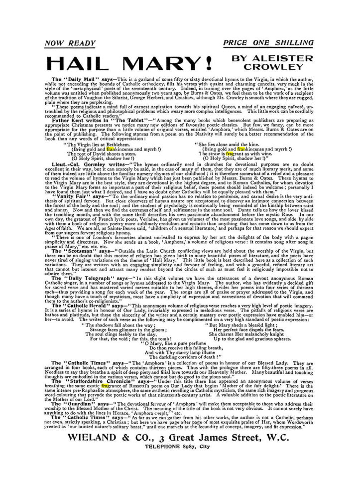 Original scan of The Equinox (Volume I, Number VIII), PDF page 422