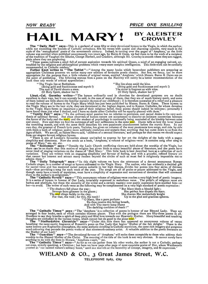Original scan of The Equinox (Volume I, Number VIII), PDF page 422