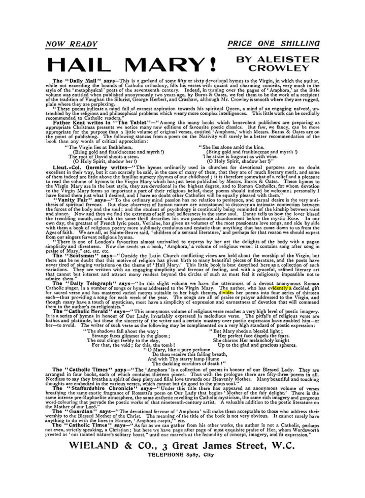 Original scan of The Equinox (Volume I, Number VIII), PDF page 422