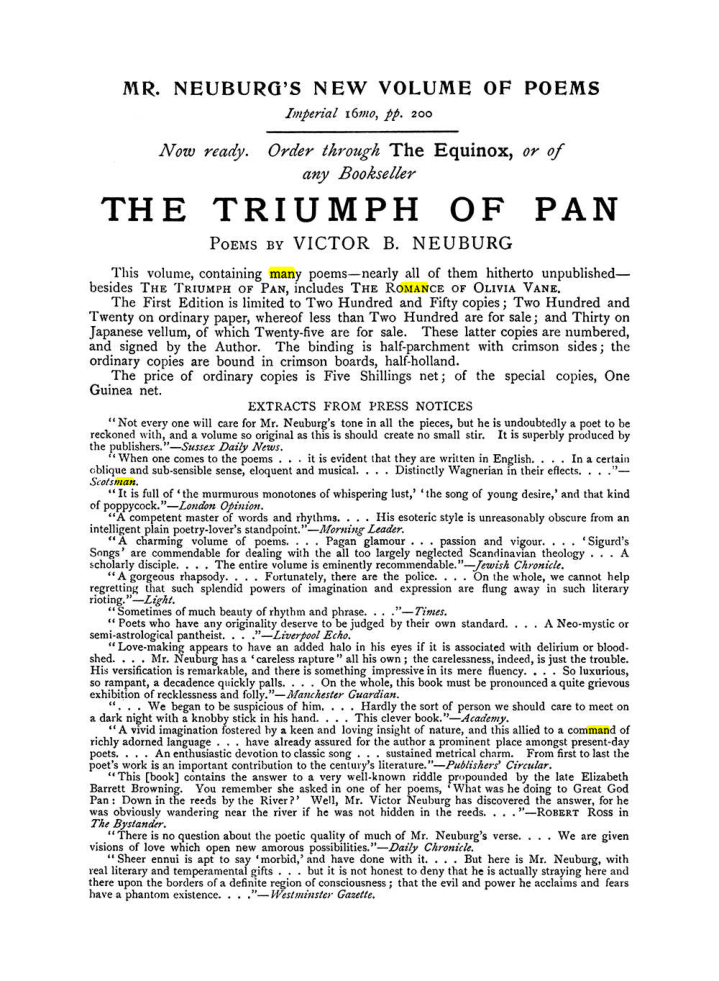 Original scan of The Equinox (Volume I, Number VIII), PDF page 427