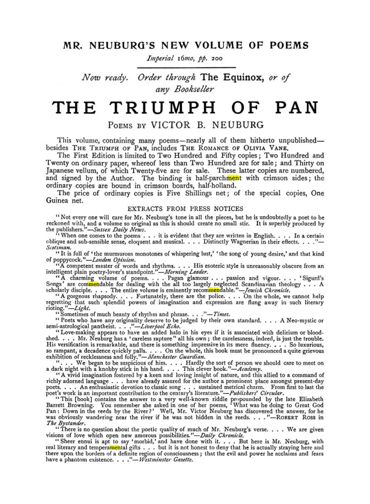 Original scan of The Equinox (Volume I, Number VIII), PDF page 427