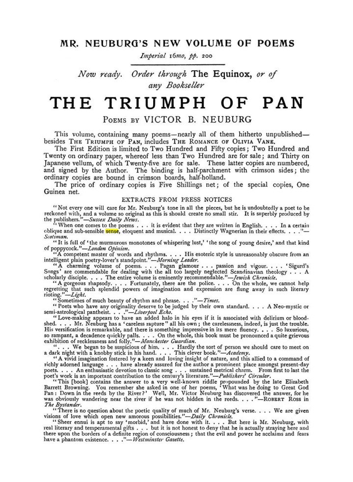 Original scan of The Equinox (Volume I, Number VIII), PDF page 427