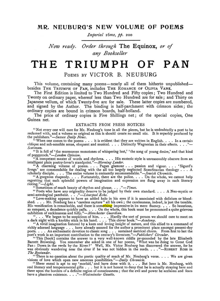 Original scan of The Equinox (Volume I, Number VIII), PDF page 427