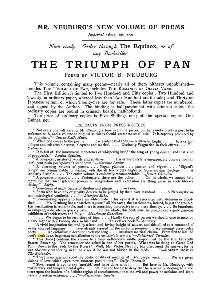 Original scan of The Equinox (Volume I, Number VIII), PDF page 427