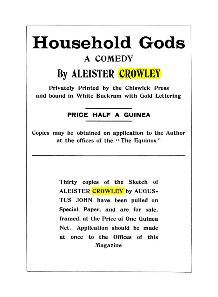 Original scan of The Equinox (Volume I, Number VIII), PDF page 431