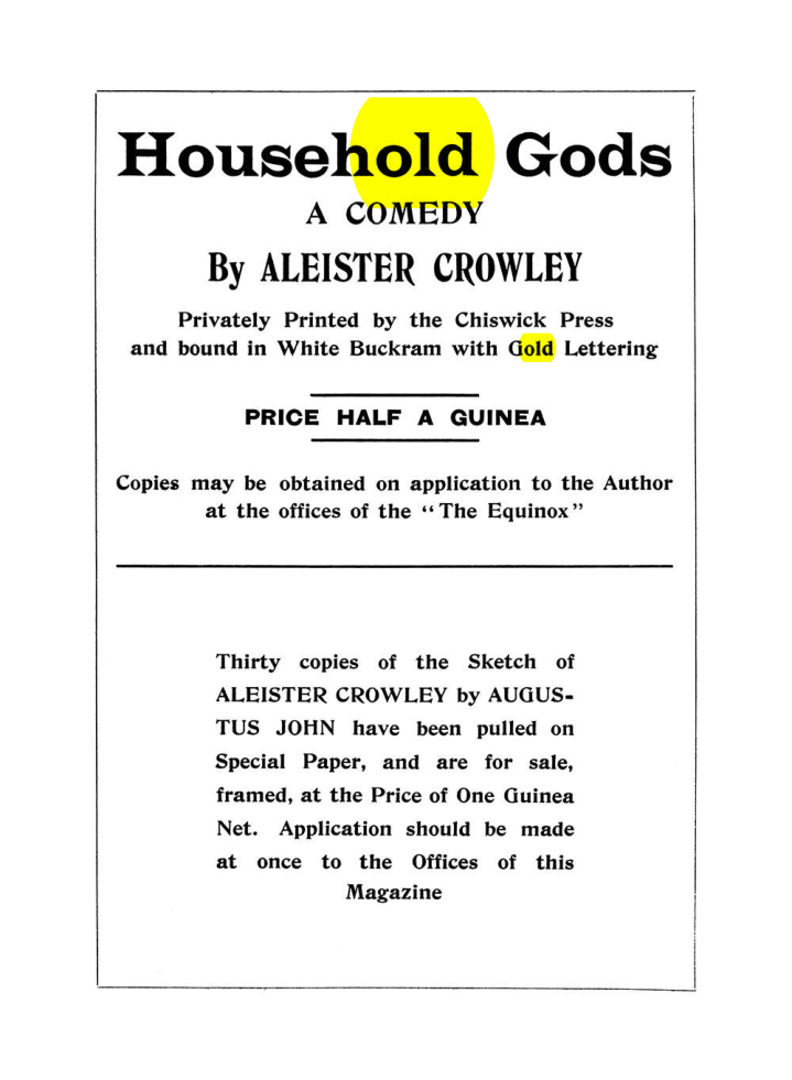 Original scan of The Equinox (Volume I, Number VIII), PDF page 431