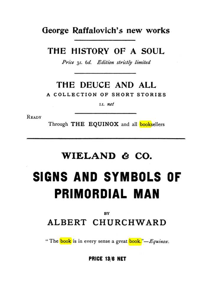 Original scan of The Equinox (Volume I, Number VIII), PDF page 434