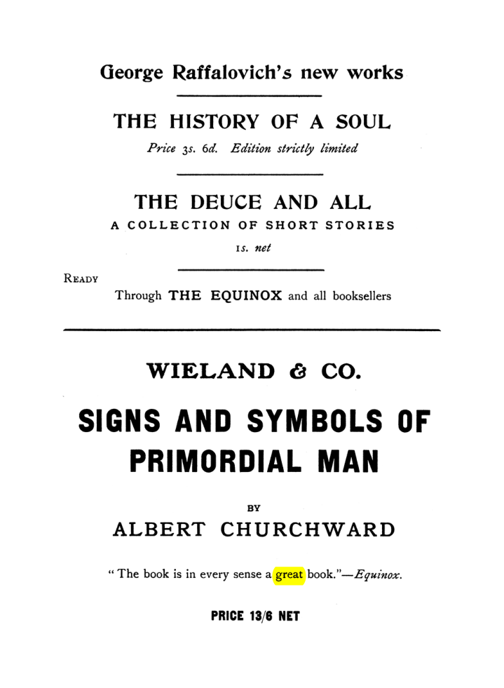 Original scan of The Equinox (Volume I, Number VIII), PDF page 434