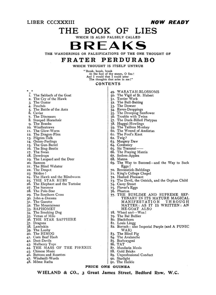 Original scan of The Equinox (Volume I, Number VIII), PDF page 437