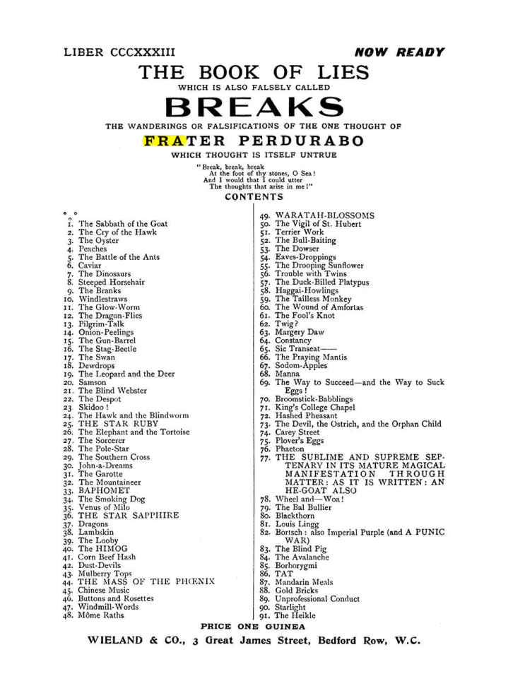 Original scan of The Equinox (Volume I, Number VIII), PDF page 437