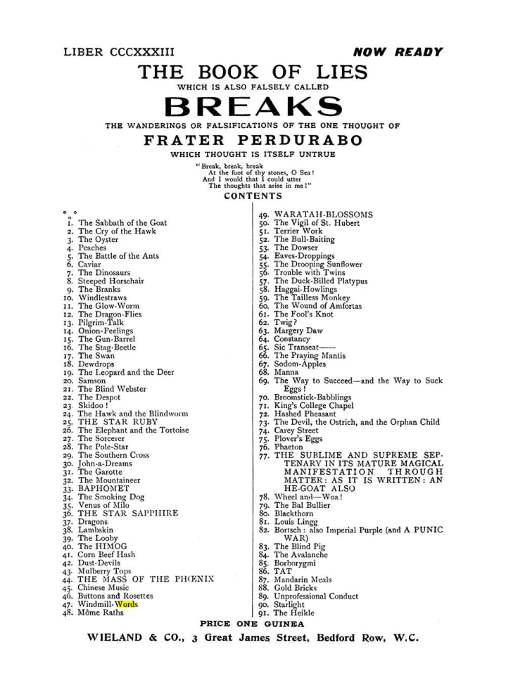 Original scan of The Equinox (Volume I, Number VIII), PDF page 437