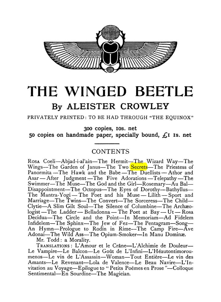 Original scan of The Equinox (Volume I, Number VIII), PDF page 439