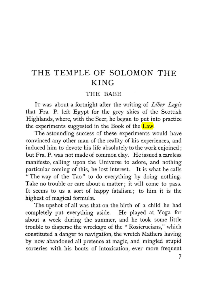 Original scan of The Equinox (Volume I, Number VIII), PDF page 47