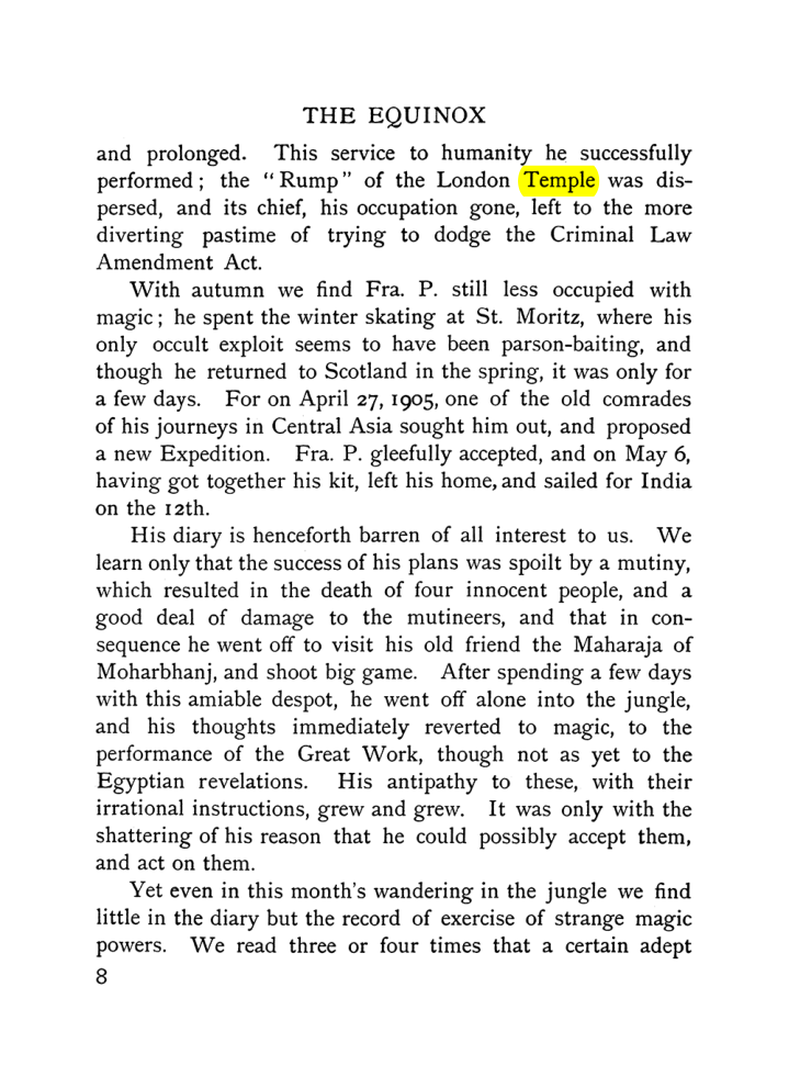 Original scan of The Equinox (Volume I, Number VIII), PDF page 48