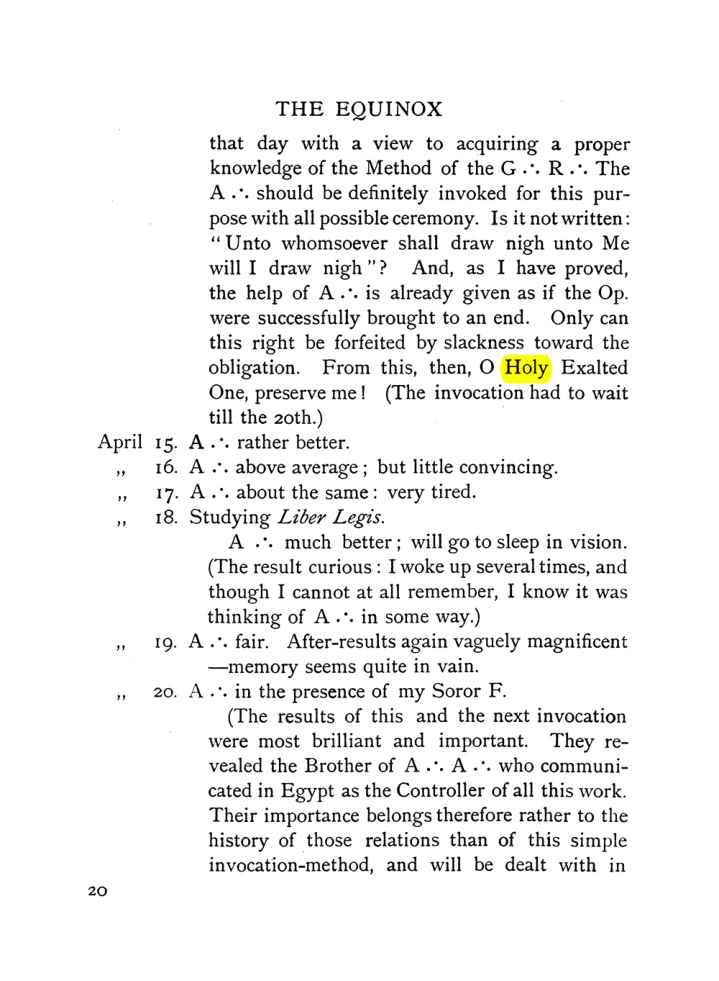 Original scan of The Equinox (Volume I, Number VIII), PDF page 60