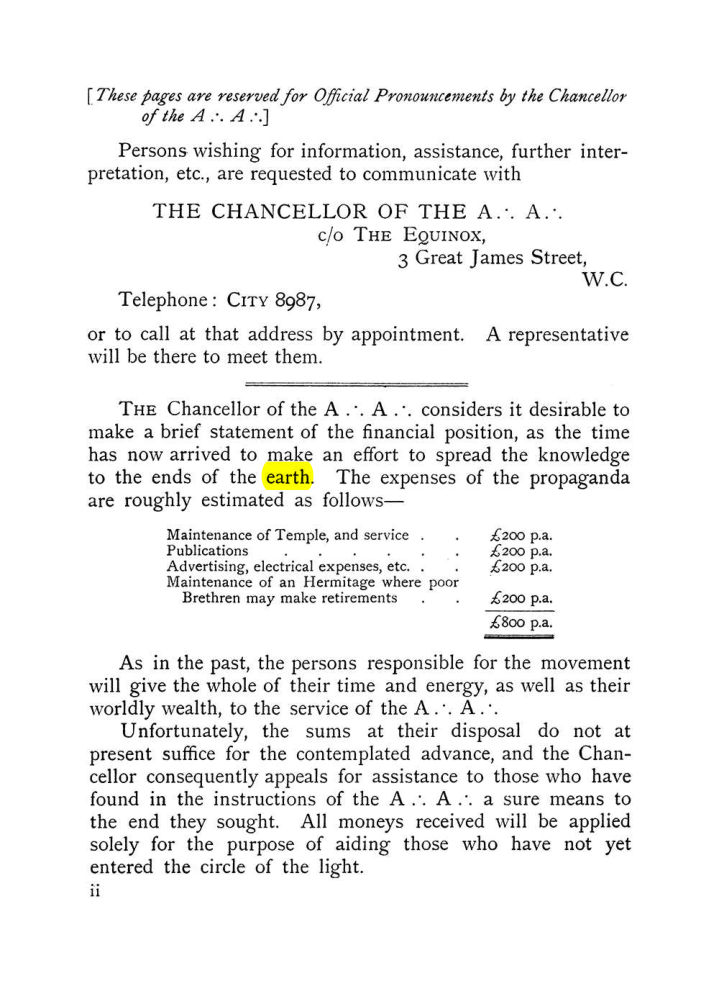 Original scan of The Equinox (Volume I, Number VIII), PDF page 8