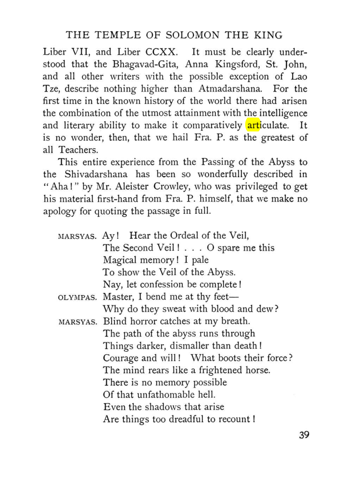 Original scan of The Equinox (Volume I, Number VIII), PDF page 81