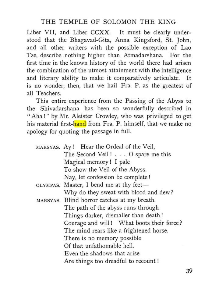 Original scan of The Equinox (Volume I, Number VIII), PDF page 81