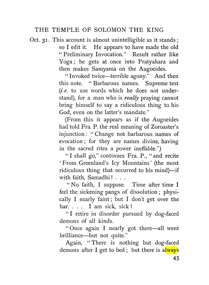 Original scan of The Equinox (Volume I, Number VIII), PDF page 87