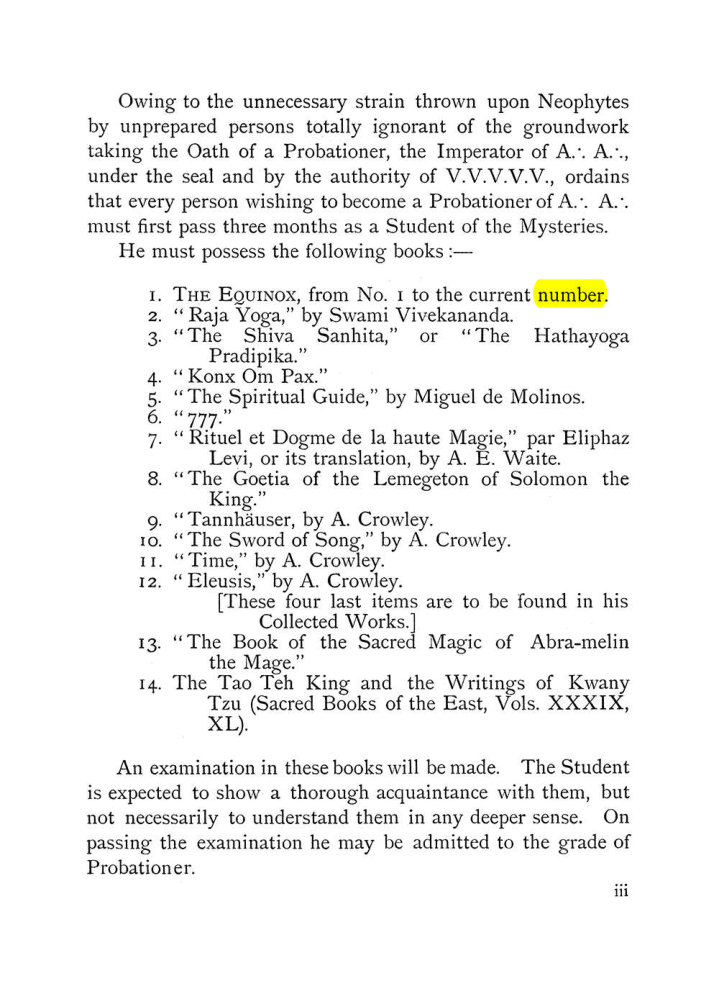Original scan of The Equinox (Volume I, Number VIII), PDF page 9