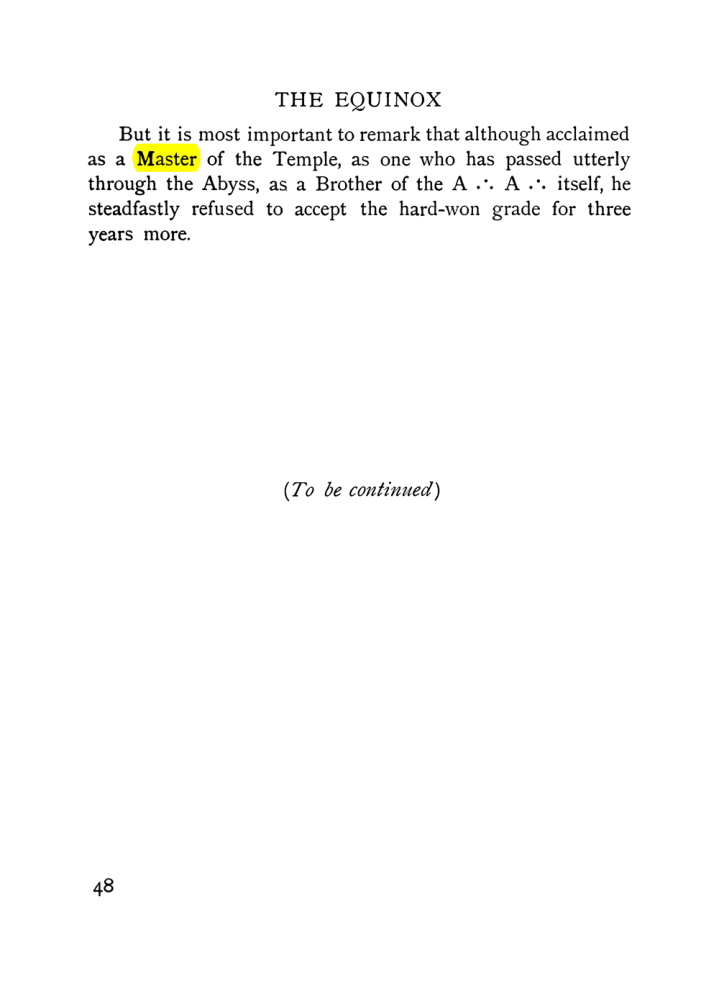 Original scan of The Equinox (Volume I, Number VIII), PDF page 90