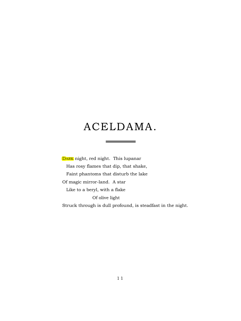 Original scan of Aceldama, PDF page 11