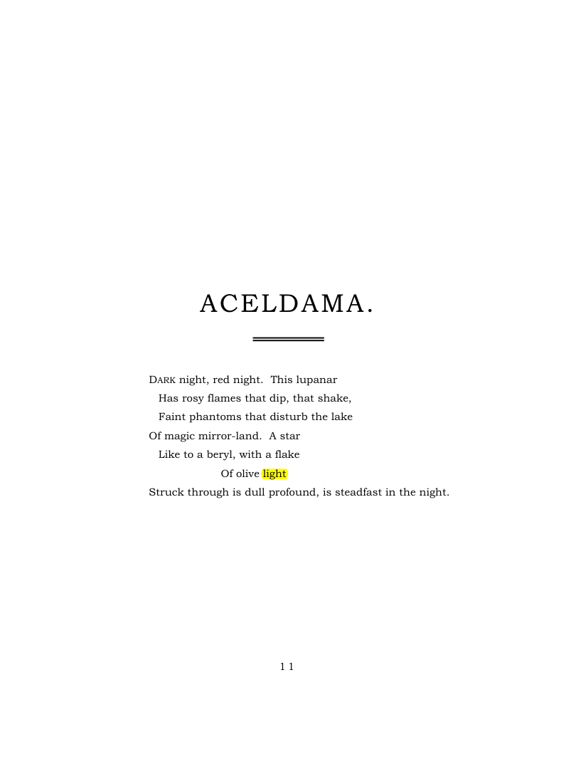 Original scan of Aceldama, PDF page 11