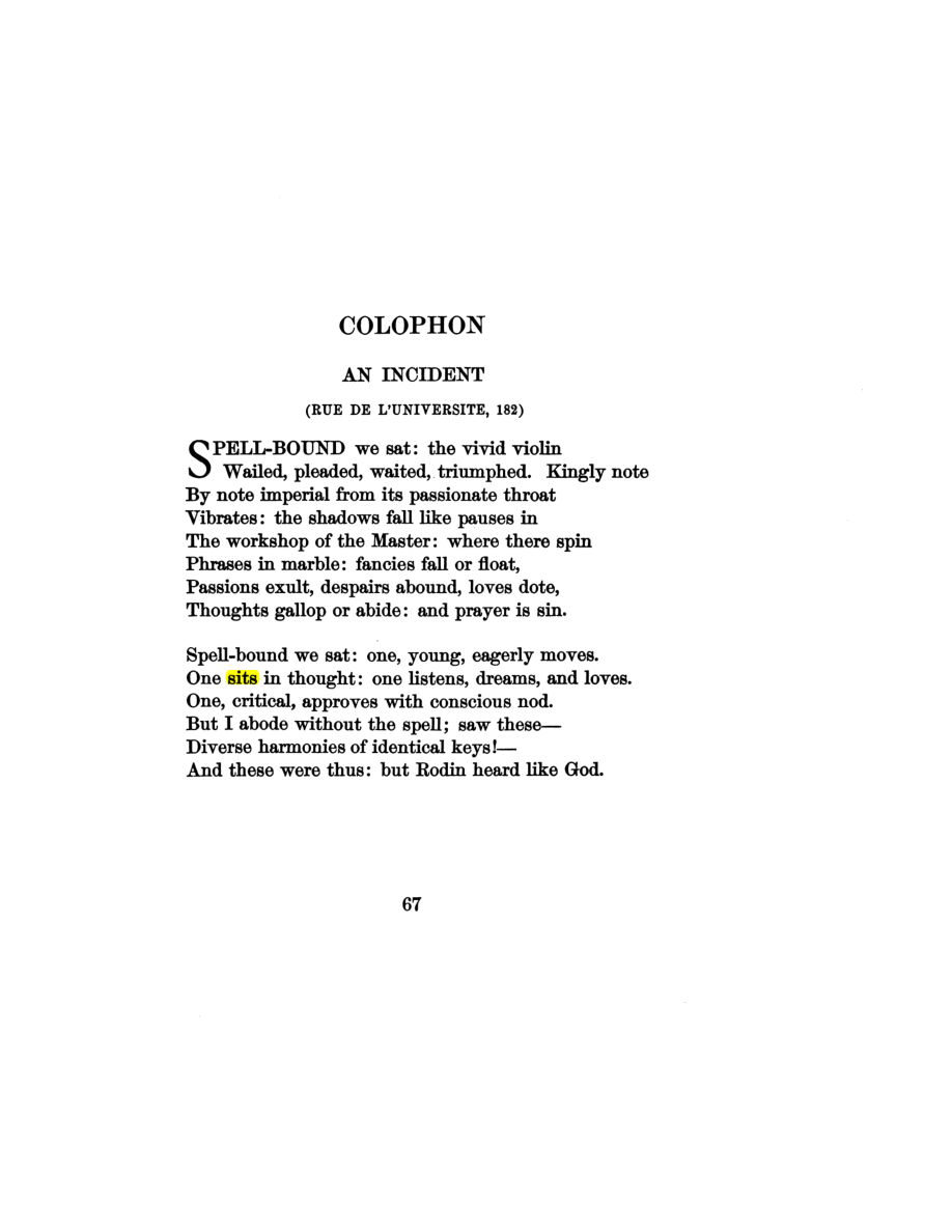 Original scan of Rodin in Rime, PDF page 103