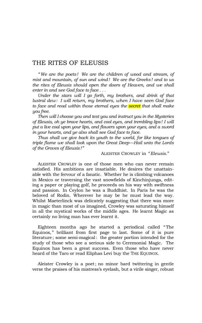 Original scan of The Rites of Eleusis, PDF page 5