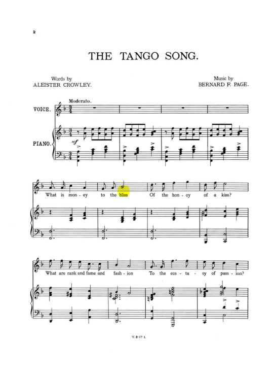Original scan of The Tango Song, PDF page 2