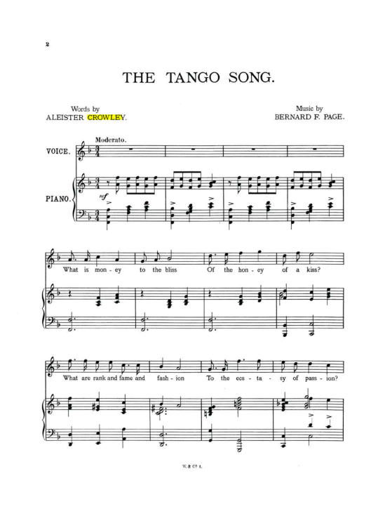Original scan of The Tango Song, PDF page 2